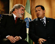 A hegemonia no bloco, disputada entre apertos de mão, recursos naturais e financiamentos Sul-Sur.  - Foto: